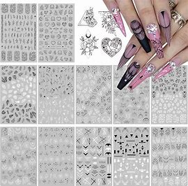 Nail Art Stickers - Assorted Designs