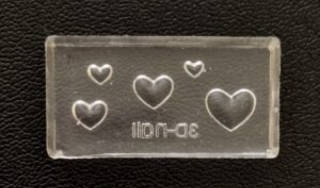 Silicone Acrylic Nail mold - Assorted
