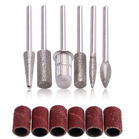 6 Piece Nail Drill Bits