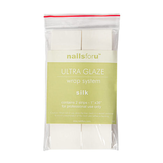 Nailsforu Ultra Glaze - Wrap System Mech Silk (2 Strips)