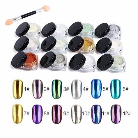 Metalic Chrome Nail Powder