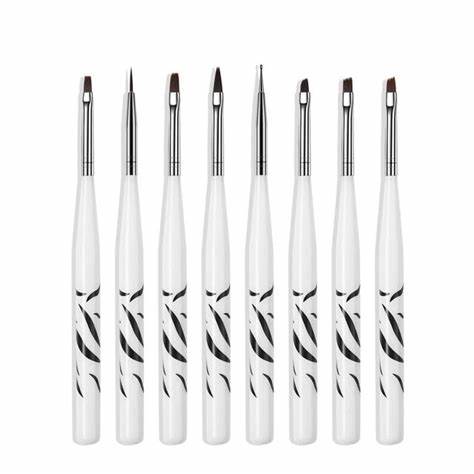 Professional Zabra UV Gel Pen Brush Set 5 Pce