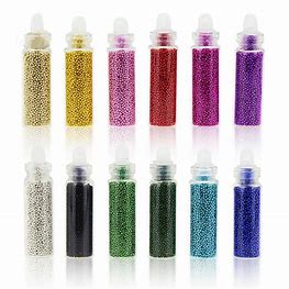 Crystal Pixie Glass Caviar Beads