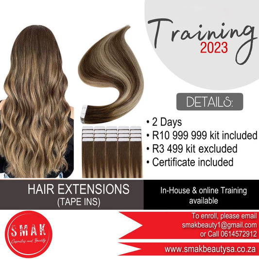 Hair Extensions (Tape-inns) Workshop/Training