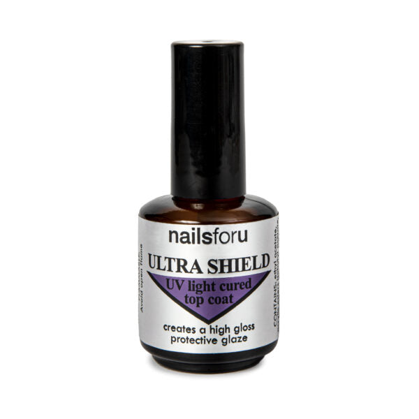 Nailsforu Ultra Shield UV Light Cured Top Coat 15ml