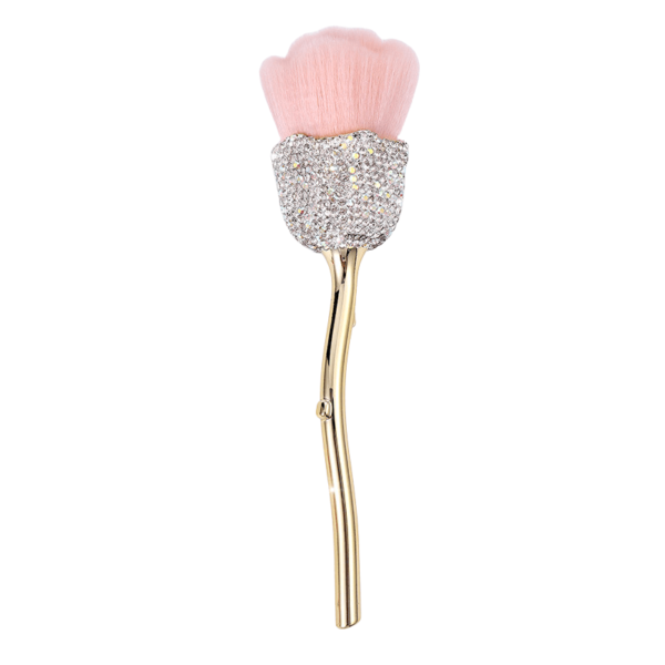 Makeup Cosmetic Powder Brush - Bedazzled with Rhinestones and Crystals