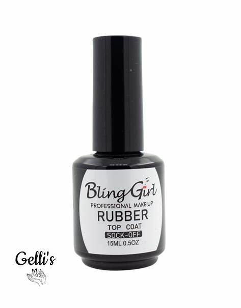 Bling Girl Rubber Top Coat 15ml